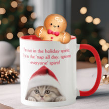 Funny Sarcastic Scottish Cat Weihnachtsmannmütze W