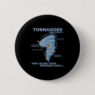 Funny Sarcastic Tornado Infografik Grafik Button