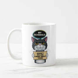 Funny Sarcastic Tuxedo Cat Kaffeetasse