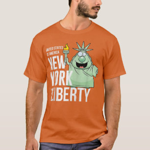 Funny Sarcastic USA New York Statue of Liberty Car T-Shirt