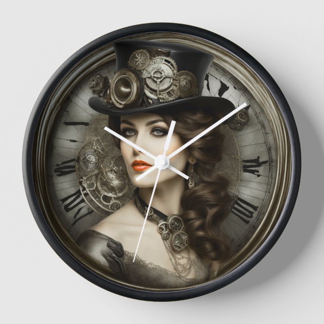 Funny Sarcastic Wall Clock  Uhr (Vorderseite)
