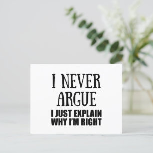 Funny sarcastic Zitate Erwachsenen Humor Sarkasmus Feiertagspostkarte