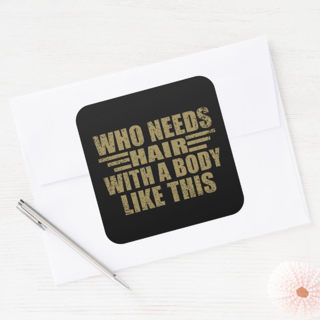 Funny sarcastic Zitate Erwachsenen Humor Sarkasmus Quadratischer Aufkleber (Umschlag)