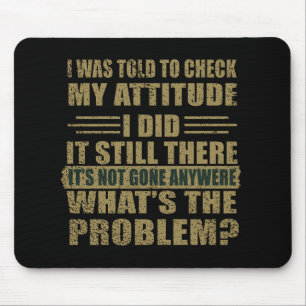 Funny sarcastic Zitate Spaß sarcasm introvertierte Mousepad