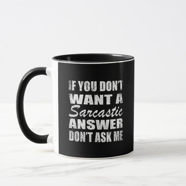 Funny sarcastic Zitate Spaß sarcasm introvertierte Tasse (Links)