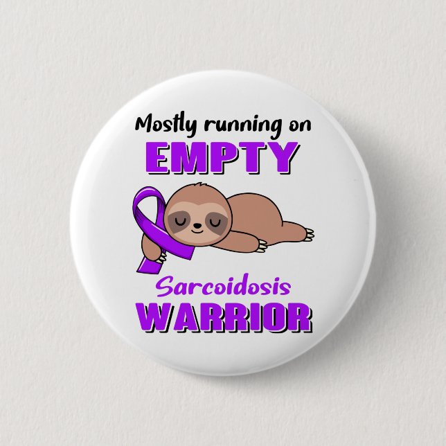 Funny Sarcoidose Awareness Geschenke Button (Vorderseite)