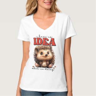 Funny Sarkasmus Igel Wortart Idee T-Shirt