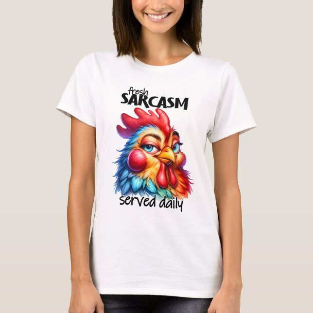 Funny Sarkasmus Rotz Wortart T-Shirt (Vorderseite)