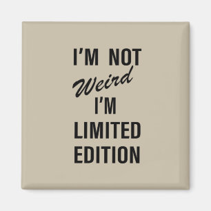 Funny Sarkastic Redewendungen Schwarzer Schriftart Magnet