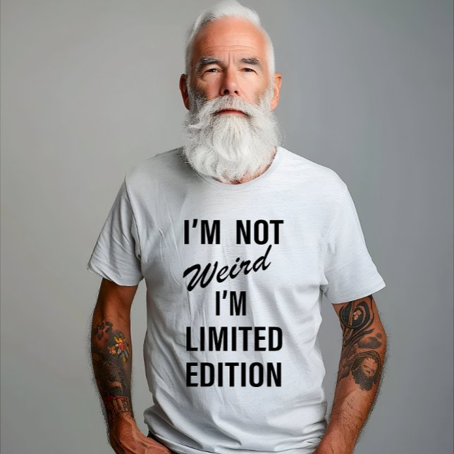 Funny Sarkastic Redewendungen Schwarzer Schriftart T-Shirt (Von Creator hochgeladen)