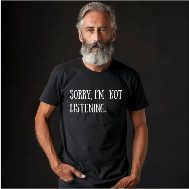 Funny Sarkastic Redewendungen Weißer Schriftart T-Shirt (Von Creator hochgeladen)