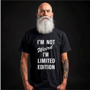 Funny Sarkastic Redewendungen Weißer Schriftart T-Shirt