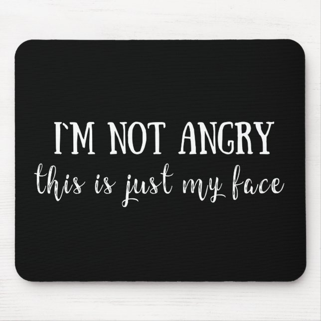 Funny Sarkastic Sprichwort Mousepad (Vorne)