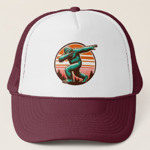 Funny Sasquatch Bigfoot Dabbing Personalisiert Truckerkappe