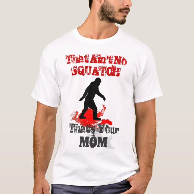 Funny Sasquatch Bigfoot T-Shirt (Vorderseite)