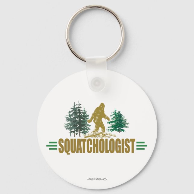 Funny Sasquatching, Sasquatch Hunter Schlüsselanhänger (Vorderseite)