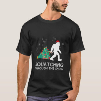 Funny Sasquatsch Weihnachtsgeschenk Squatching Big T-Shirt