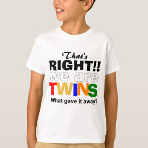 Funny Sassy Zwillinge Antwort auf Identität T-Shirt