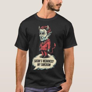 Funny Satan Jokes Religious Jesus Christliche Glau T-Shirt