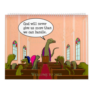 Funny Satire Dinosaur Cartoons Parody Humans Kalender