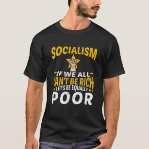 Funny Satirisch Anti-Sozialismus Kapitalismus Kapi T-Shirt