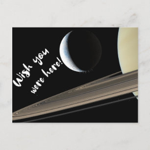 Funny Saturn Postcard Postkarte