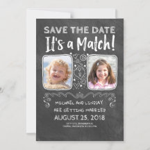 Funny Save the Date - Es ist ein Match