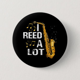 Funny Saxophon Button
