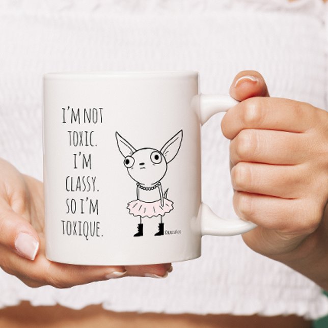 Funny Saying Modern Coworker Friend Toxic Quote  Kaffeetasse (Von Creator hochgeladen)