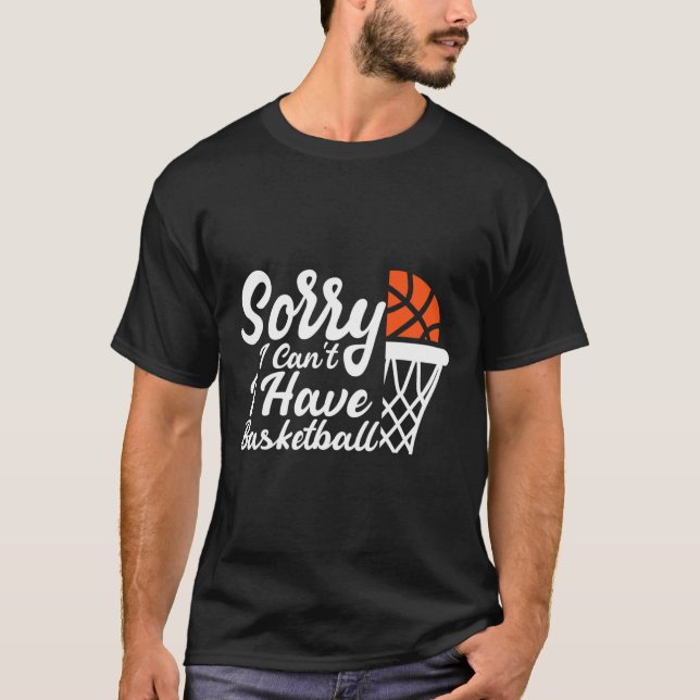 Funny Sayings Sorry I Can't I Have Sketll Design  T-Shirt (Vorderseite)