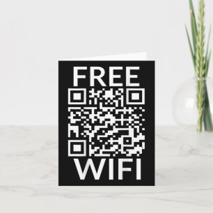 Funny Scan Free Wifi Trump tanzt Prank Qr Präsiden Karte
