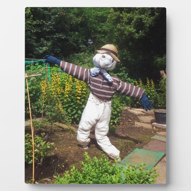 Funny scarecrow fotoplatte (Vorderseite)