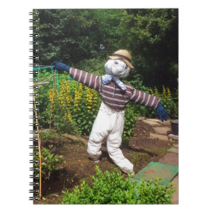 Funny scarecrow notizblock