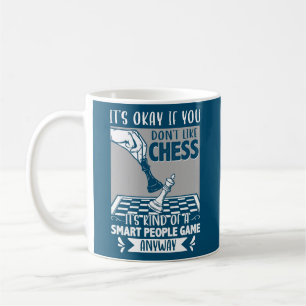 Funny Schach Art intelligenter Leute spielen Schac Kaffeetasse