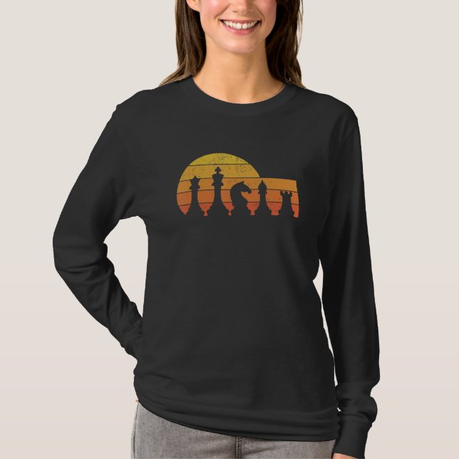 Funny Schach Board Game Spaß Set Player Schach T-Shirt (Vorderseite)