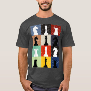 Funny Schach Board Game Spaß Set Player Schach  T-Shirt
