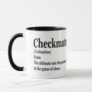 Funny Schach Checkmate Definition Schach Lover Tasse