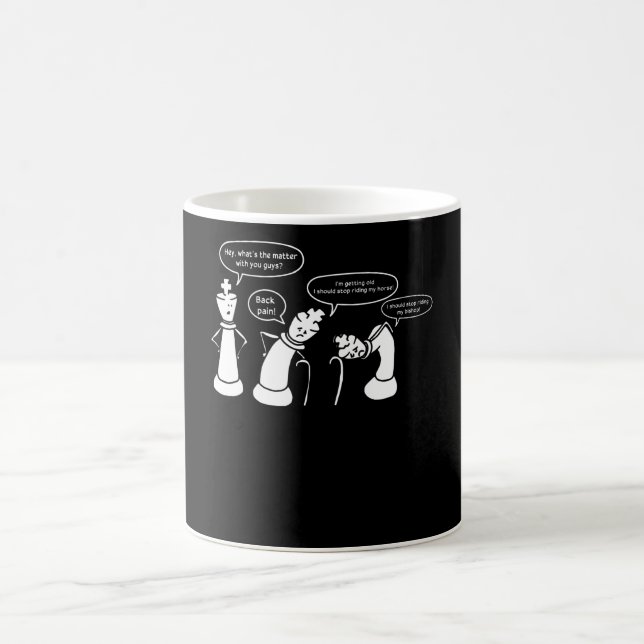Funny Schach Figuren Kaffeetasse (Mittel)