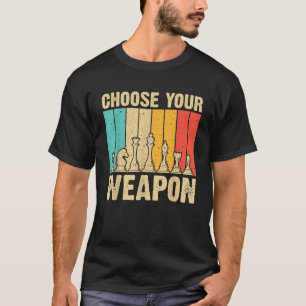 Funny Schach Lover Kunst für Schach-Spiel Thema T-Shirt