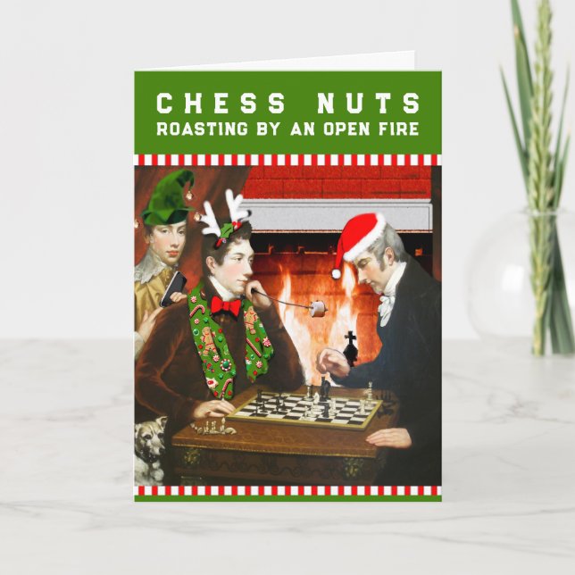 Funny Schach Nuts Weihnachten (Vorderseite)
