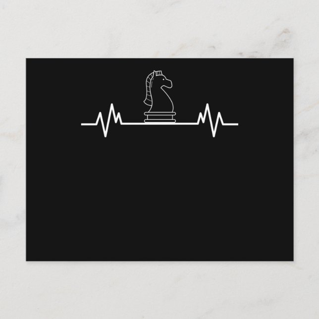Funny Schach Piece Schach Spieler Spaß Schach Spie Postkarte (Vorderseite)