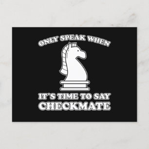 Funny Schach Piece Schach Spieler Spaß Schach Spie Postkarte