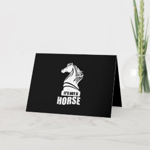 Funny Schach sein nicht ein Pferd Ritter Piece Pla Karte