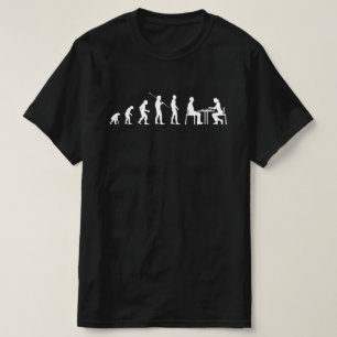 Funny Schach Spieler Mankind Evolution Parody Wv T-Shirt