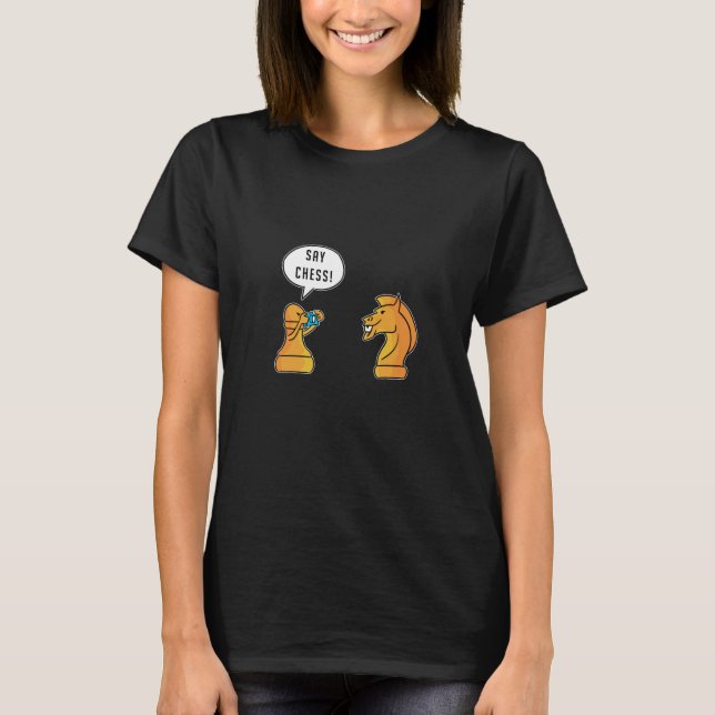Funny Schach Sprichwort T-Shirt (Vorderseite)