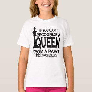 Funny Schachspieler Club Queen-Board Spiel mehr T-Shirt