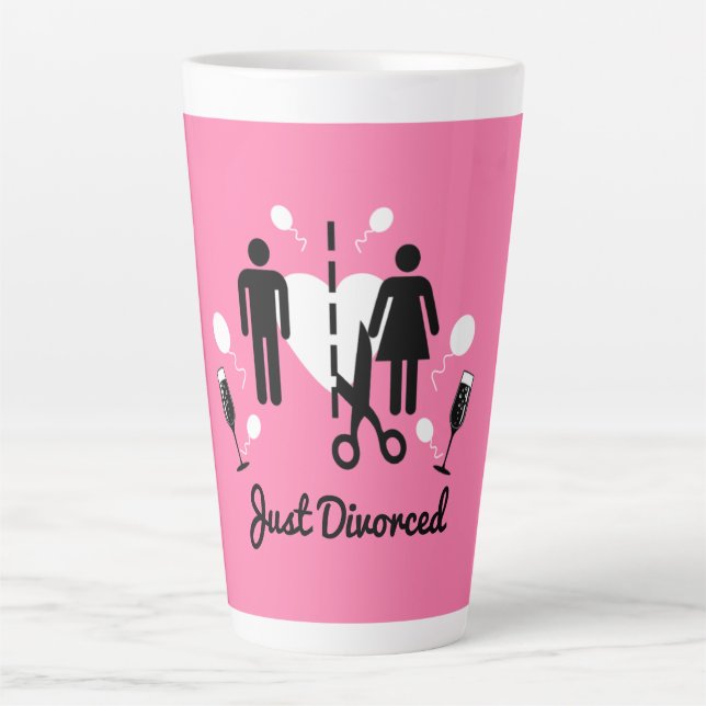 Funny Scheidung Beileid Geschenke Milchtasse (Vorderseite)