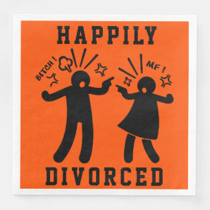 Funny Scheidung Beileid Party Serviette