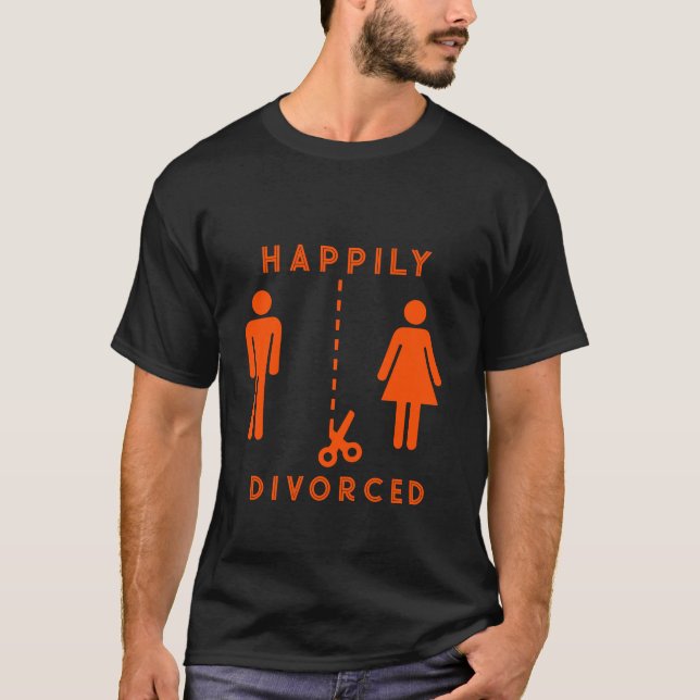 Funny Scheidung Beileid Party T-Shirt (Vorderseite)