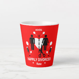 Funny Scheidung Party T - Shirt Milchtasse
